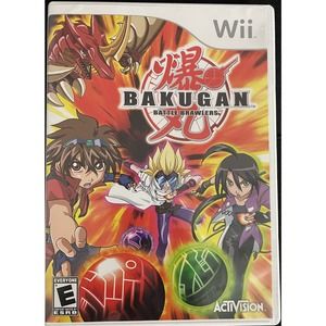 Nintendo Wii Bakugan Battle Brawlers Tested & Working With Manual Video Game